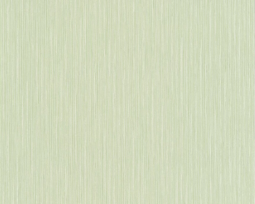 Best of Vlies, Floral Patterns Modern Classic Stripes Green Wallpaper Roll