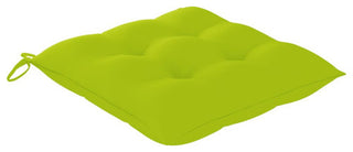 vidaXL Solid Acacia Wood Patio Chairs with Tea Table and Cushions Garden Seat