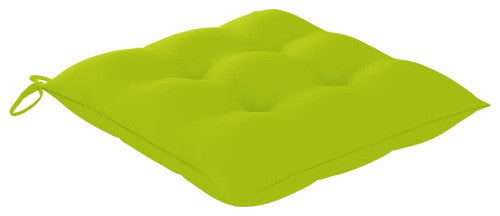 vidaXL Solid Acacia Wood Patio Chairs with Tea Table and Cushions Garden Seat