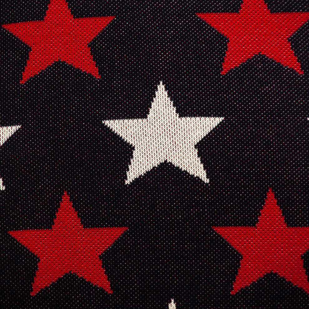 Parkland Collection The Stars Transitional Navy Blue Throw Pillow