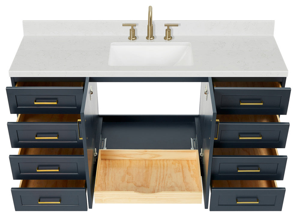 Ariel Taylor 66" Single Rectangular Sink Bathroom Vanity