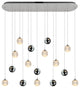 CWI Lighting 1679P40-9-601-RC Siena 9 Light Chrome Chandelier