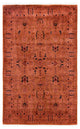 Overdyed One-of-a-Kind Hand-Knotted Area Rug Brown, 4' 2" x 6' 5"