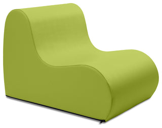 Midtown Foam Classroom Chair, Medium Size - Premium Vinyl - Green