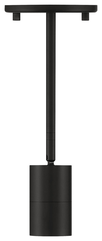 Cafe 1 Light LED Wall Or Ceiling Spotlight, Matte Black