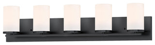 Maxim 10285SW Lateral 5 Light 34"W Bathroom Vanity Light - Black