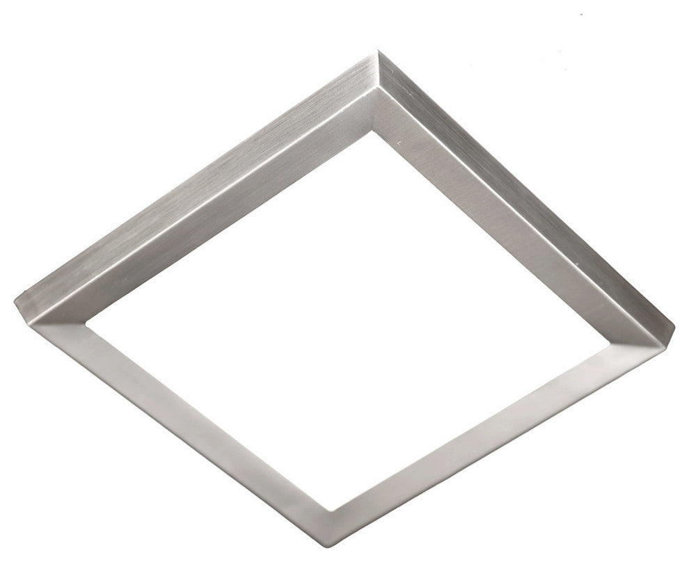 Argo 11" LED Square Flush Mount 3000K, Brushed Nickel