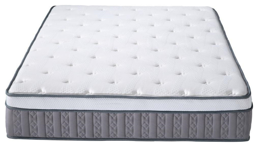 Breathable 12"? Plush Euro Top Gel Memory Foam Hybrid Mattress, King