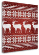 "Red Nordic Sweater I" By Artique Studio, Giclee Print on Gallery Wrap Canvas