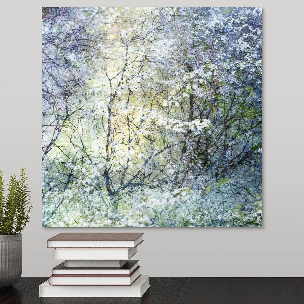 "Floral Froth II" Wrapped Canvas Art Print, 16"x16"x1.5"