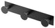 Glam All Modern Decor Hook, Matte Black, Triple