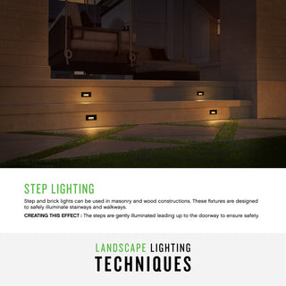 Hinkley Landscape Lighting Nuvi Round Low-Voltage LED Deck Sconce, Black