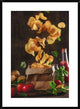 "Comfort Food For Stormy Weather" Framed Digital Print by Dina Belenko, 28"x38"