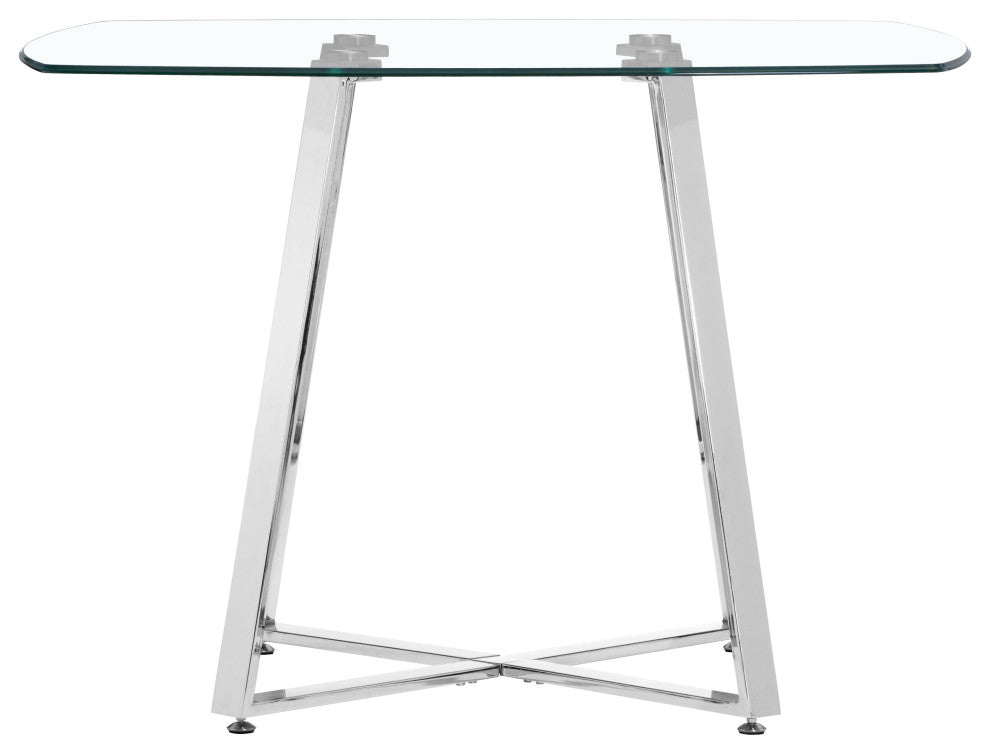 Lemon Drop Dining Table Chrome