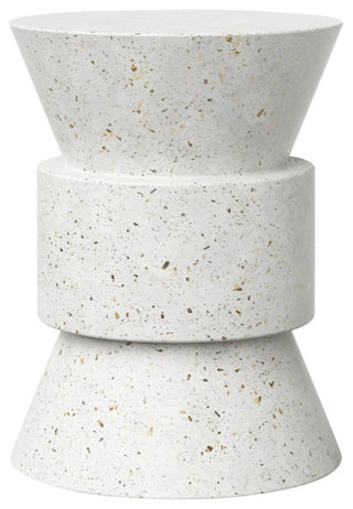 Mixx, Jackson Stool, Ivory Terrazzo