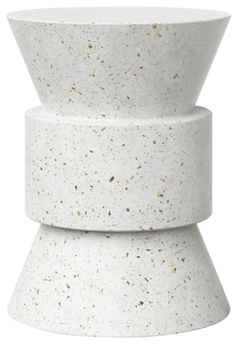 Mixx, Jackson Stool, Ivory Terrazzo