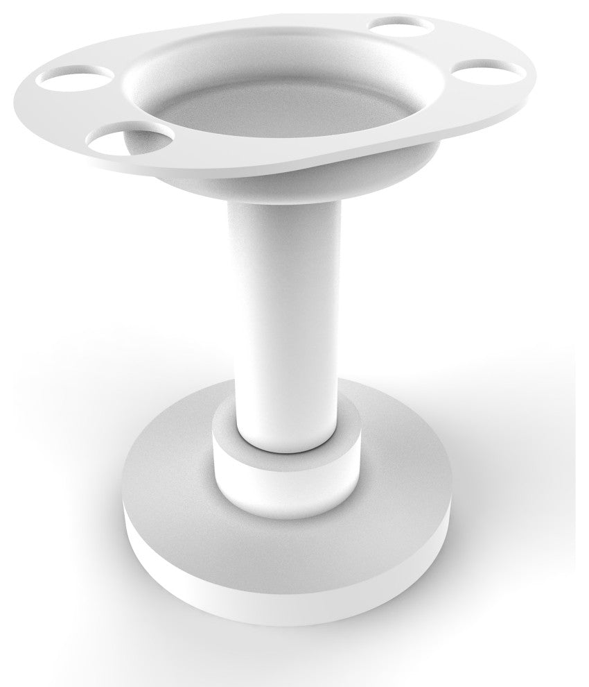 Vanity Top Tumbler and Toothbrush Holder, Matte White