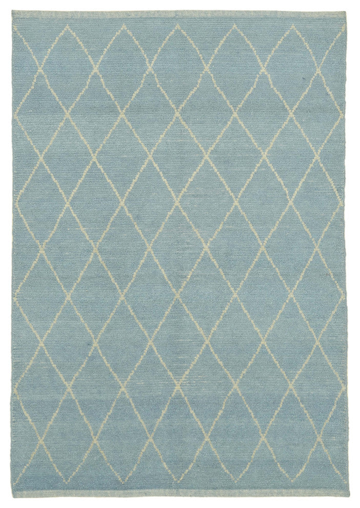 Rug N Carpet - Handmade Unique 5' 4'' x 7' 5'' Moroccan Area Rug