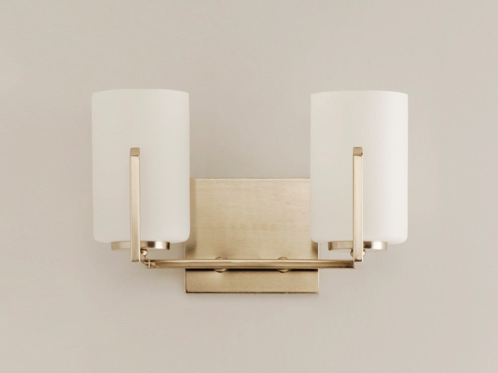 Maxim 21282SW Dart 2 Light 13"W Bathroom Vanity Light - Satin Brass