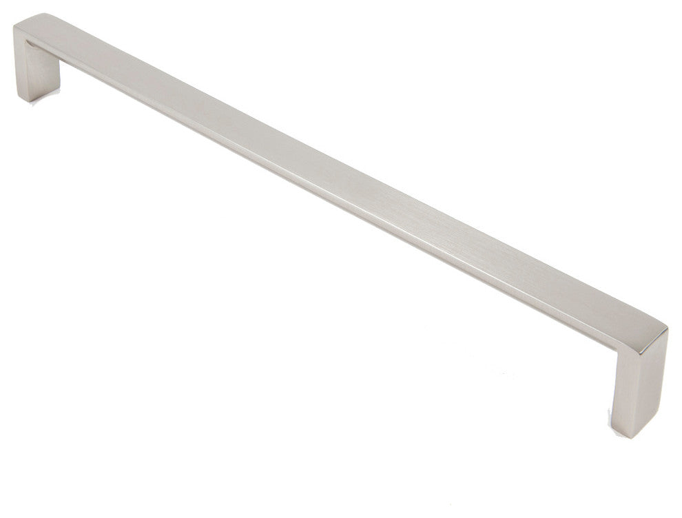 12" Modern Square Pull, Satin Nickel