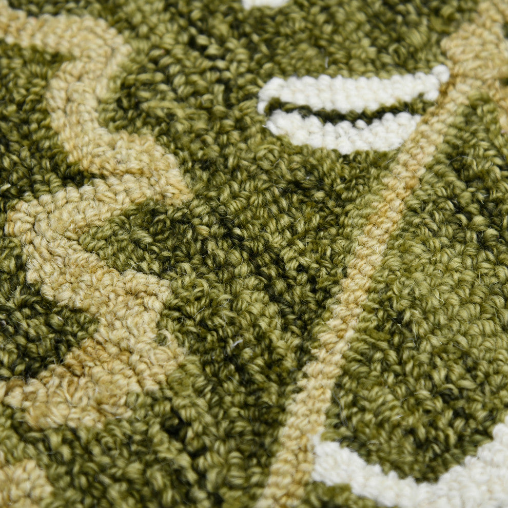 Romania Newburg Area Rug, Green, 8'' x 10'', Floral
