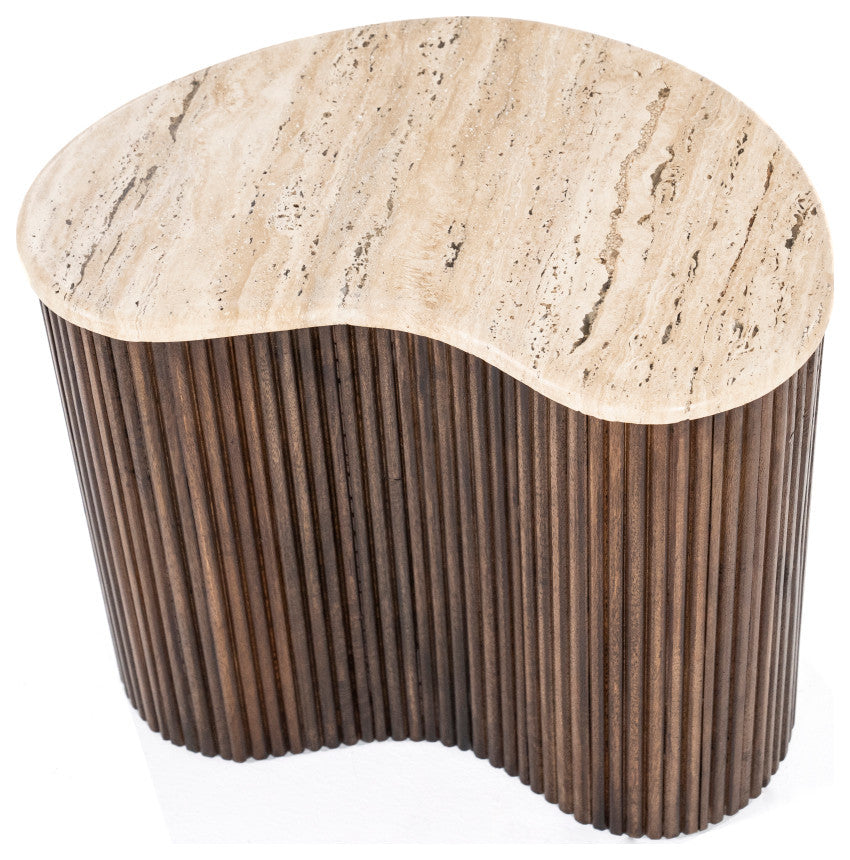 Organic Travertine Coffee Table | Eleonora Mari, Small