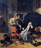 Jan Steen The Doctor's Visit, 20"x25" Gallery Wrapped Canvas Print
