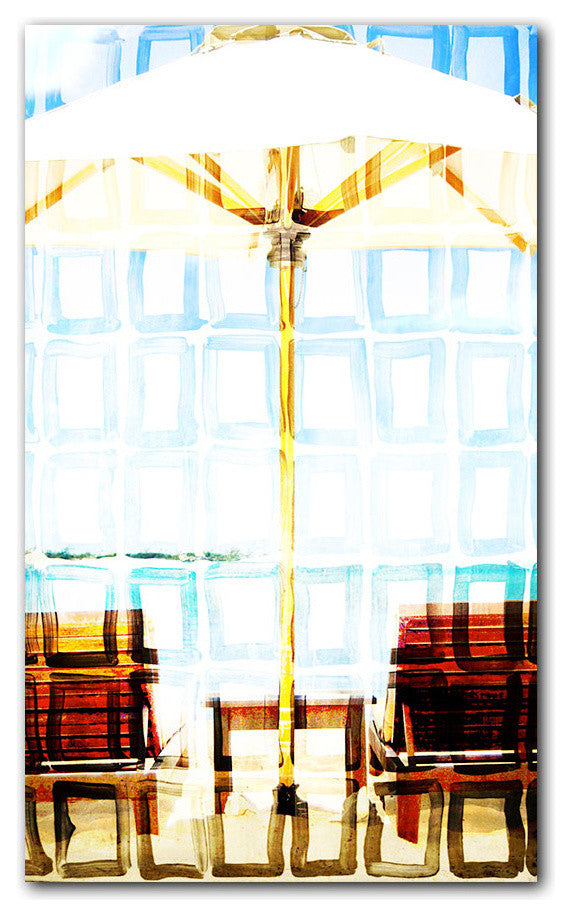 Sunbathing Retreat Canvas Wall Art