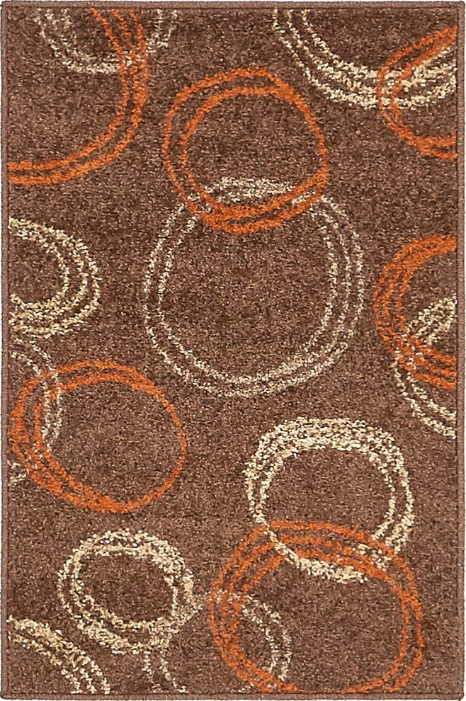 Unique Loom Brown Autumn Cornucopia 2' 0 x 3' 0 Area Rug