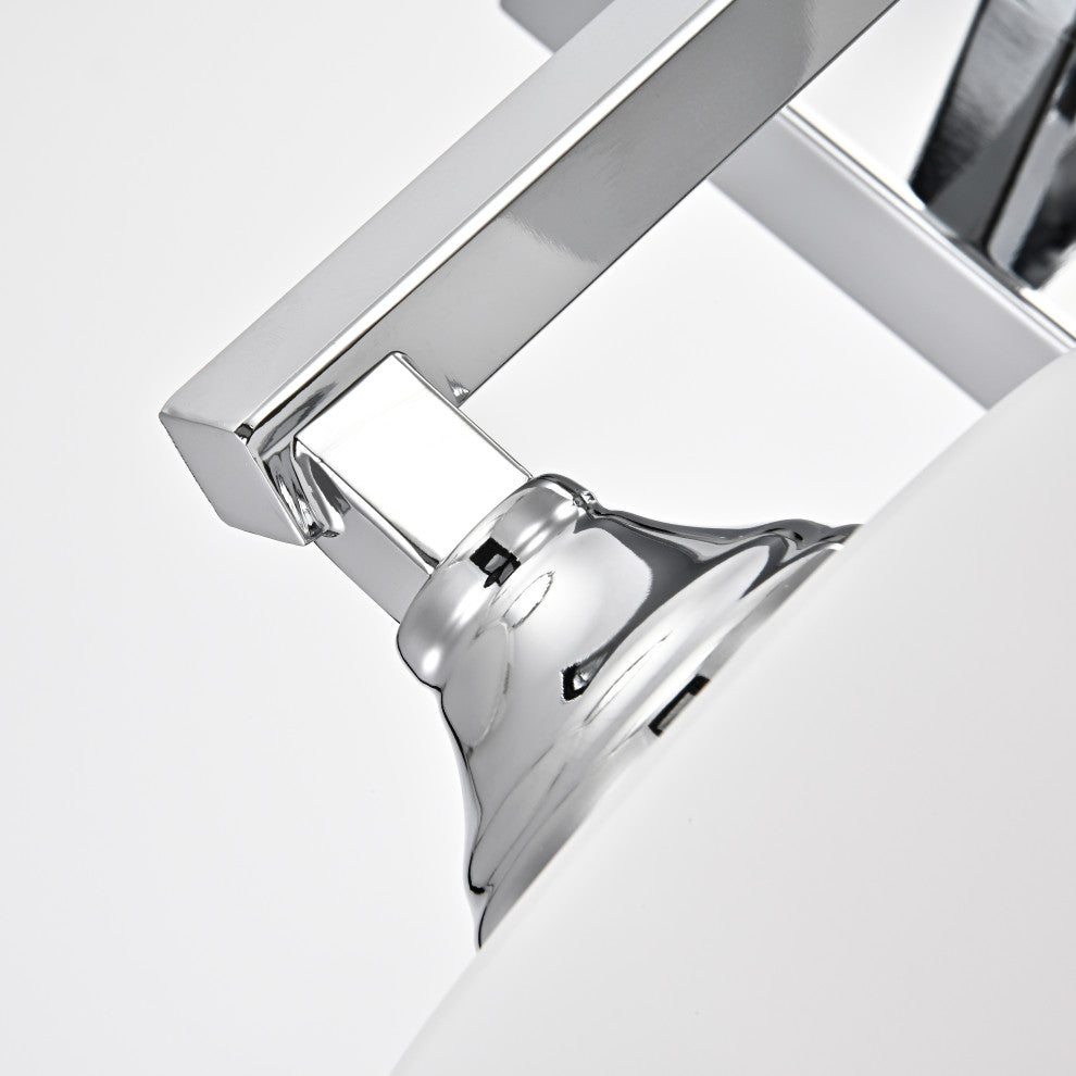 CHLOE Lighting Jane Contemporary 3-Light Bath Vanity Fixture, Chrome