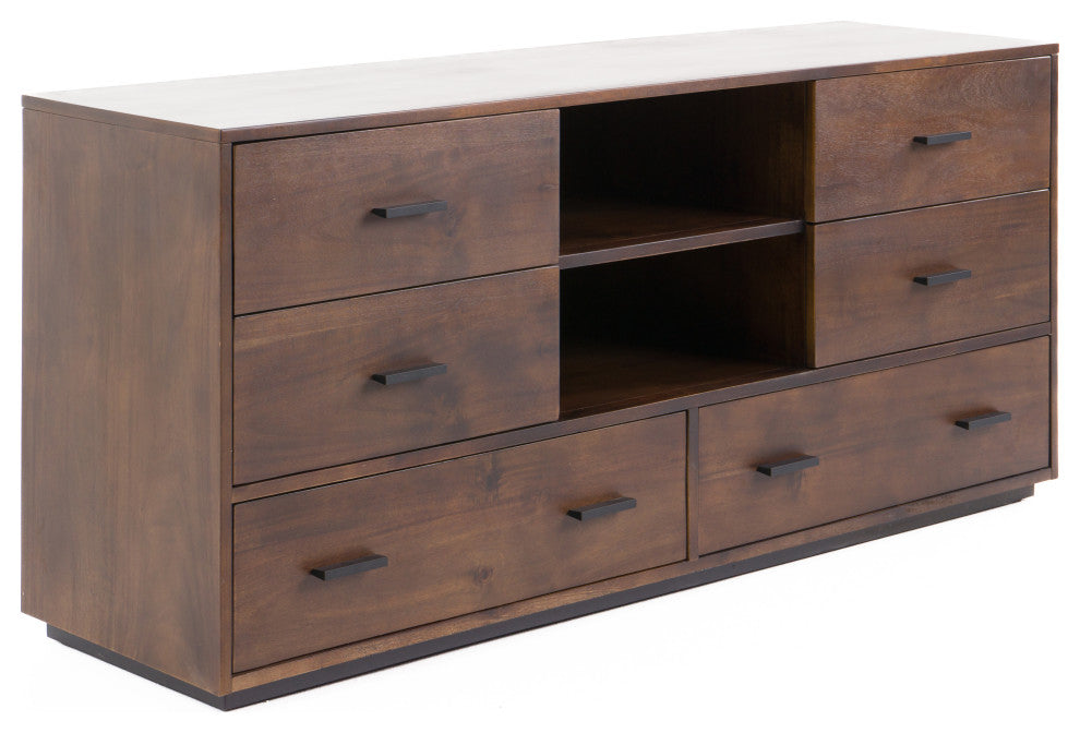 Nova Domus Fantasia Contemporary Walnut Dresser