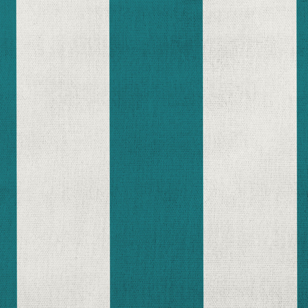20x20" Graduated Stripe Nautical Decorative Indoor Pillow, Ocean Teal