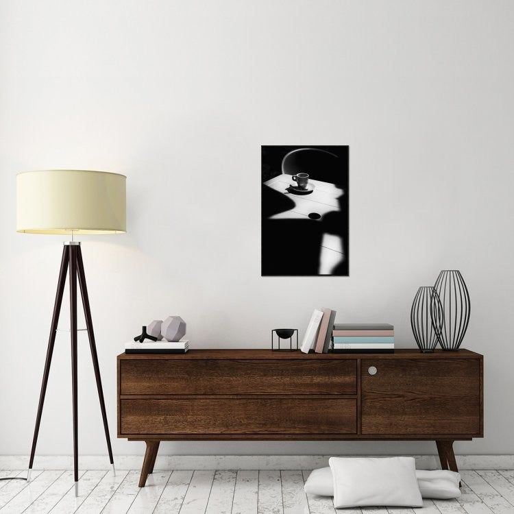 "Coffee Time" Framed Canvas Giclee by Olavo Azevedo, 21x31"