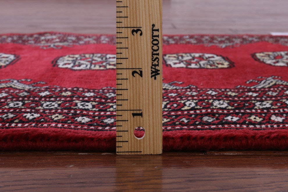 2' 0" X 3' 0" Signed Silky Bokhara Handmade Wool Rug - Q13848