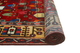 Super Vintage Distressed Malachi Red/Gold Rug, 7'0 x 10'3