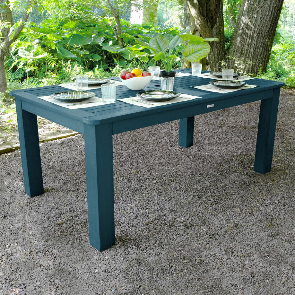 Rectangle Dining Table, Nantucket Blue