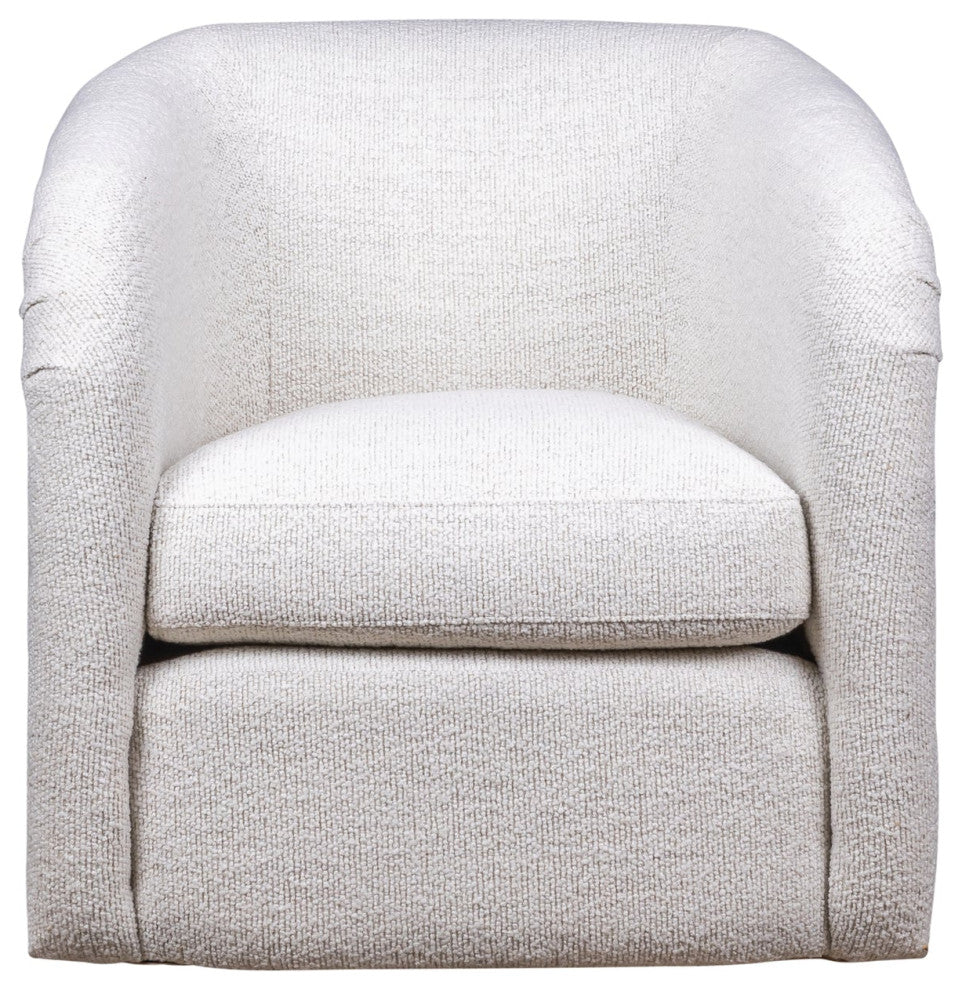 A'Buzz Swivel Chair, Del Ray Pearl With Never Fear Protection