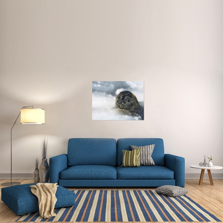 "Do You Have A Fish ?" Stretched Canvas Giclee by Holger Droste, 40x30"