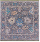 8' Square Turkish Oushak Hand Knotted Wool Rug - Q15704