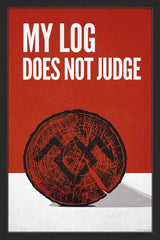 "Log" Framed Painting Print, 24"x36"