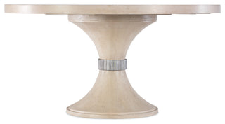 Nouveau Chic Round Pedestal Dining Table