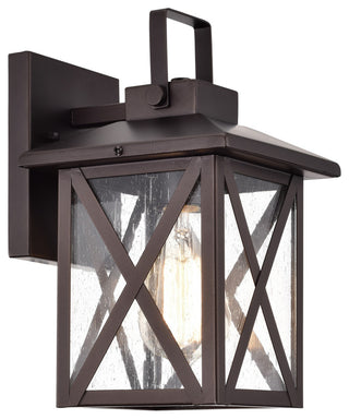 CHLOE Lighting LAWRENCE Transitional 1-Light Oil Rubbed Bronze Outdoor Sconce