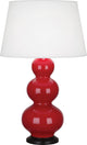 Robert Abbey RA-RR41X 1-Light Table Lamp, Triple Gourd
