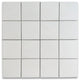 Thassos White Marble 3x3 Square Mosaic Tile Honed, 1 sheet