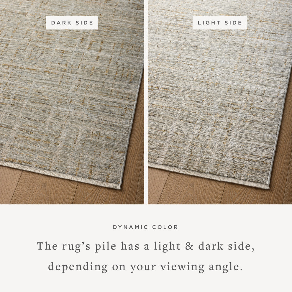 Loloi II Wade Area Rug, Spa / Sand, 5'-3" X 7'-9"