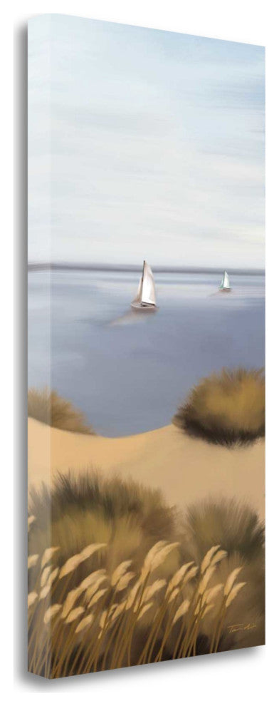 Behind the Beach Dunes View 1 Giclee Wrap Canvas Wall Art
