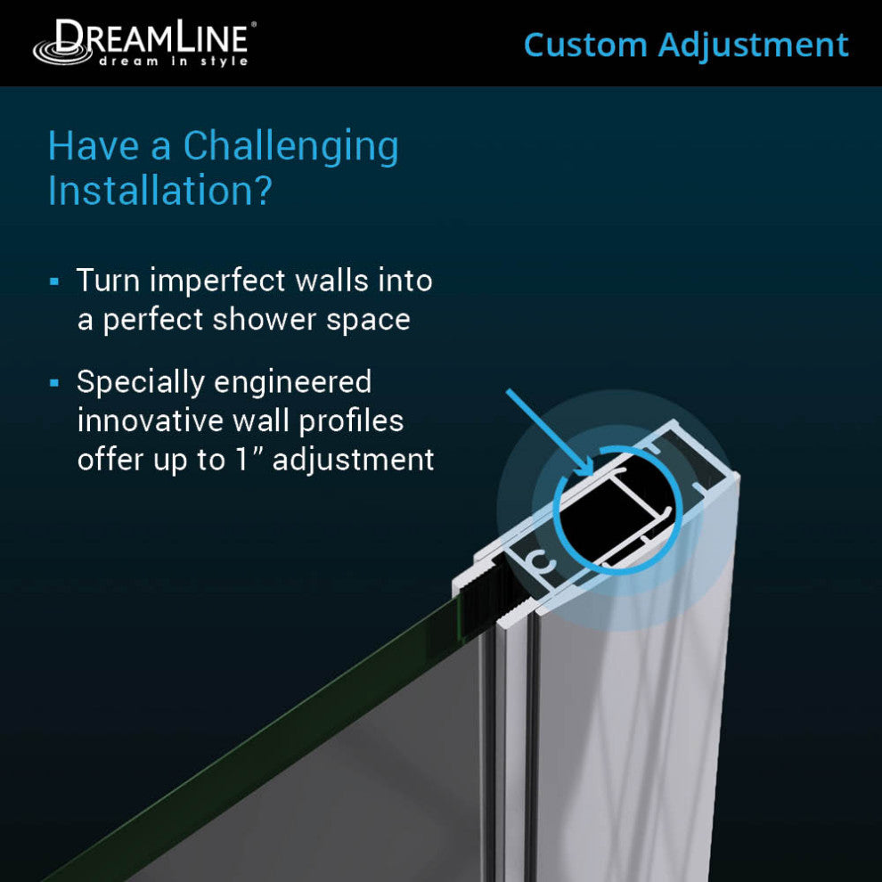 DreamLine Unidoor Frameless Hinged Shower Door, Oil Rubbed Bronze, 31" to 32"