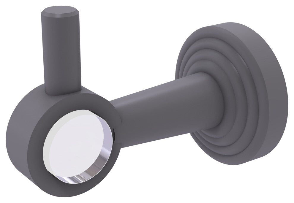 Pacific Beach Robe Hook, Matte Gray