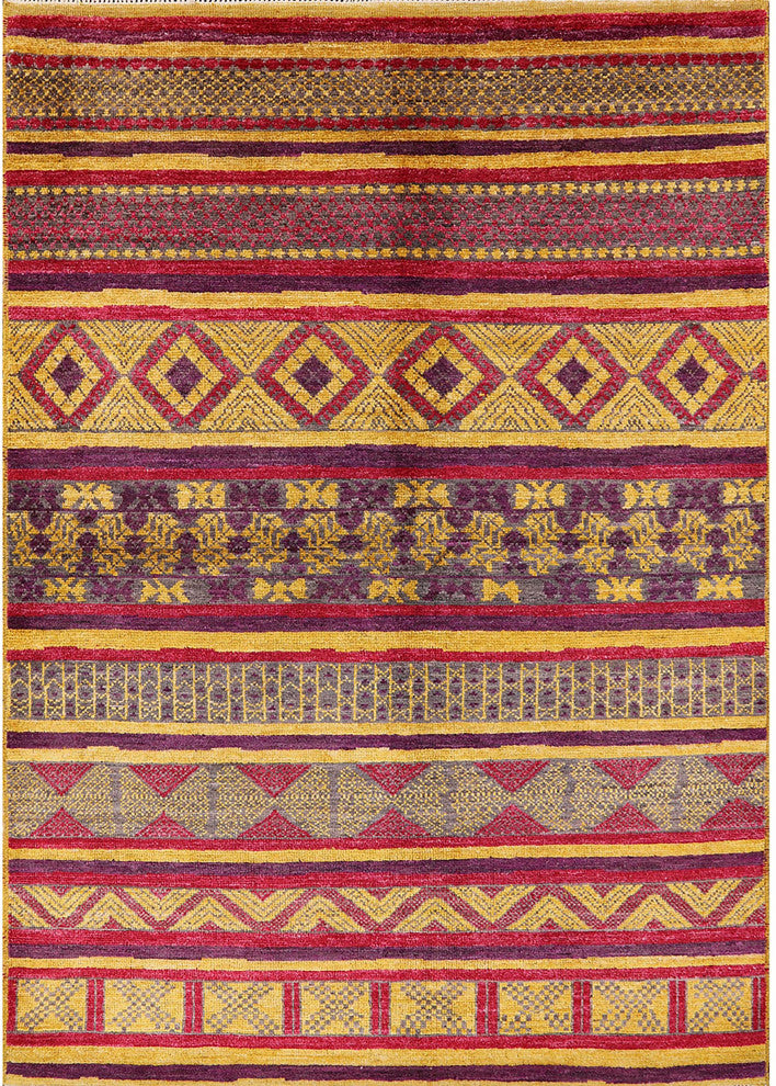 Ahgly Company Indoor Rectangle Mid-Century Modern Area Rugs, 8' x 12'
