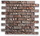 Glass Mosaic Tile Warm Rusty Color Satin and Matte Glass Accent, 1 sheet